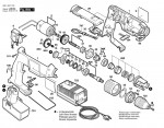 Bosch 0 601 937 767 Gsb 9,6 Ves-2 Cordless Impact Drill 9.6 V / Eu Spare Parts